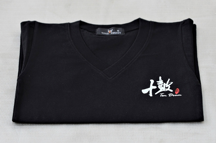 十鼓墨字黑短袖