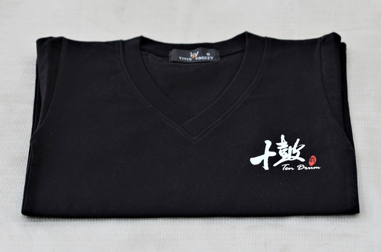 十鼓墨字黑短袖